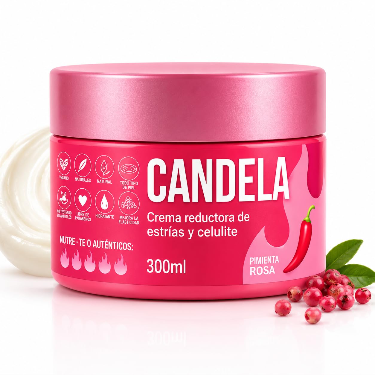Crema Reductora de Estrías y Celulitis CANDELA