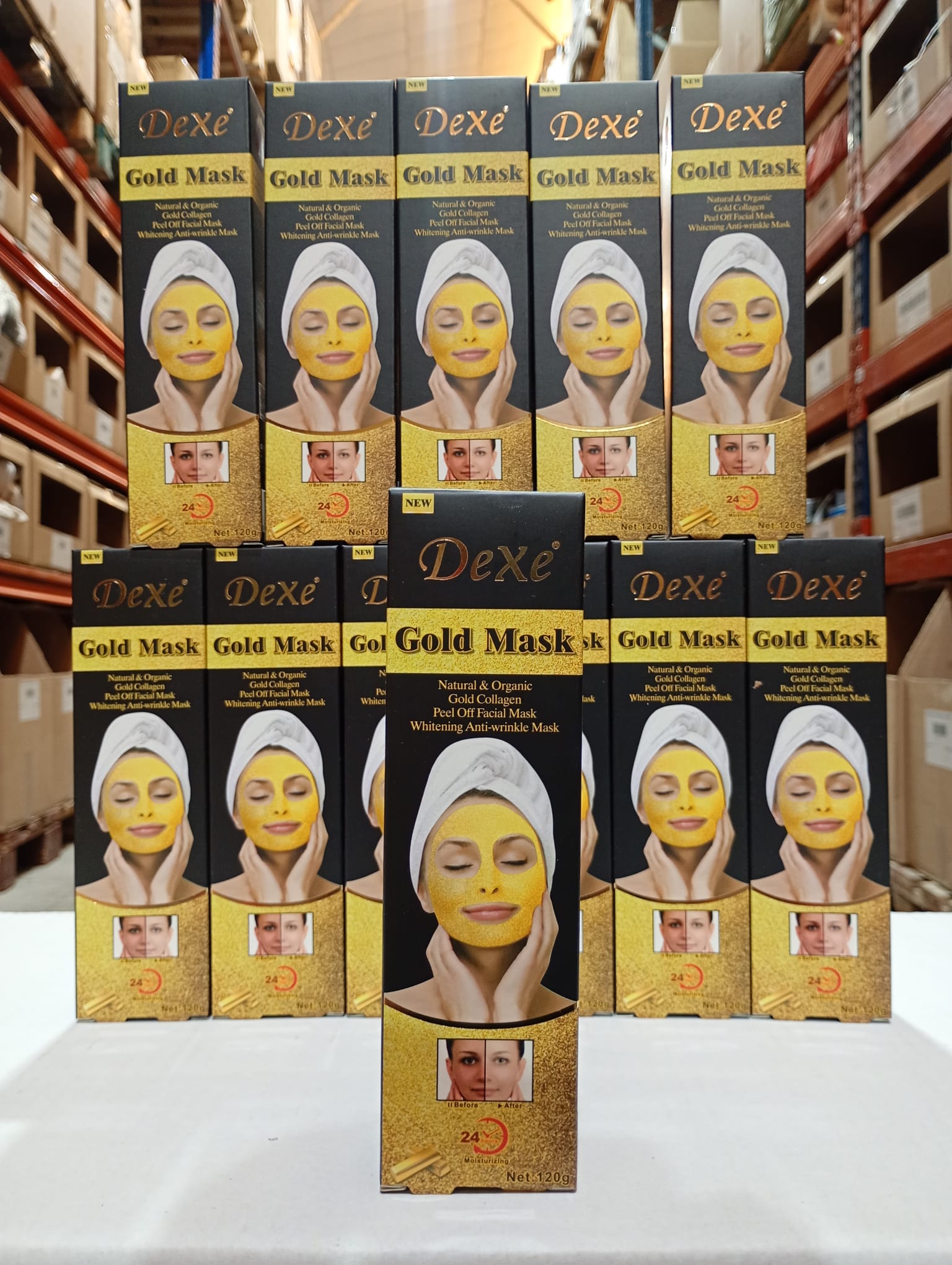 Mascarilla Facial de Oro y Colágeno - Efecto Iluminador, Anti edad e Hidratación 24 Horas - additional image 8